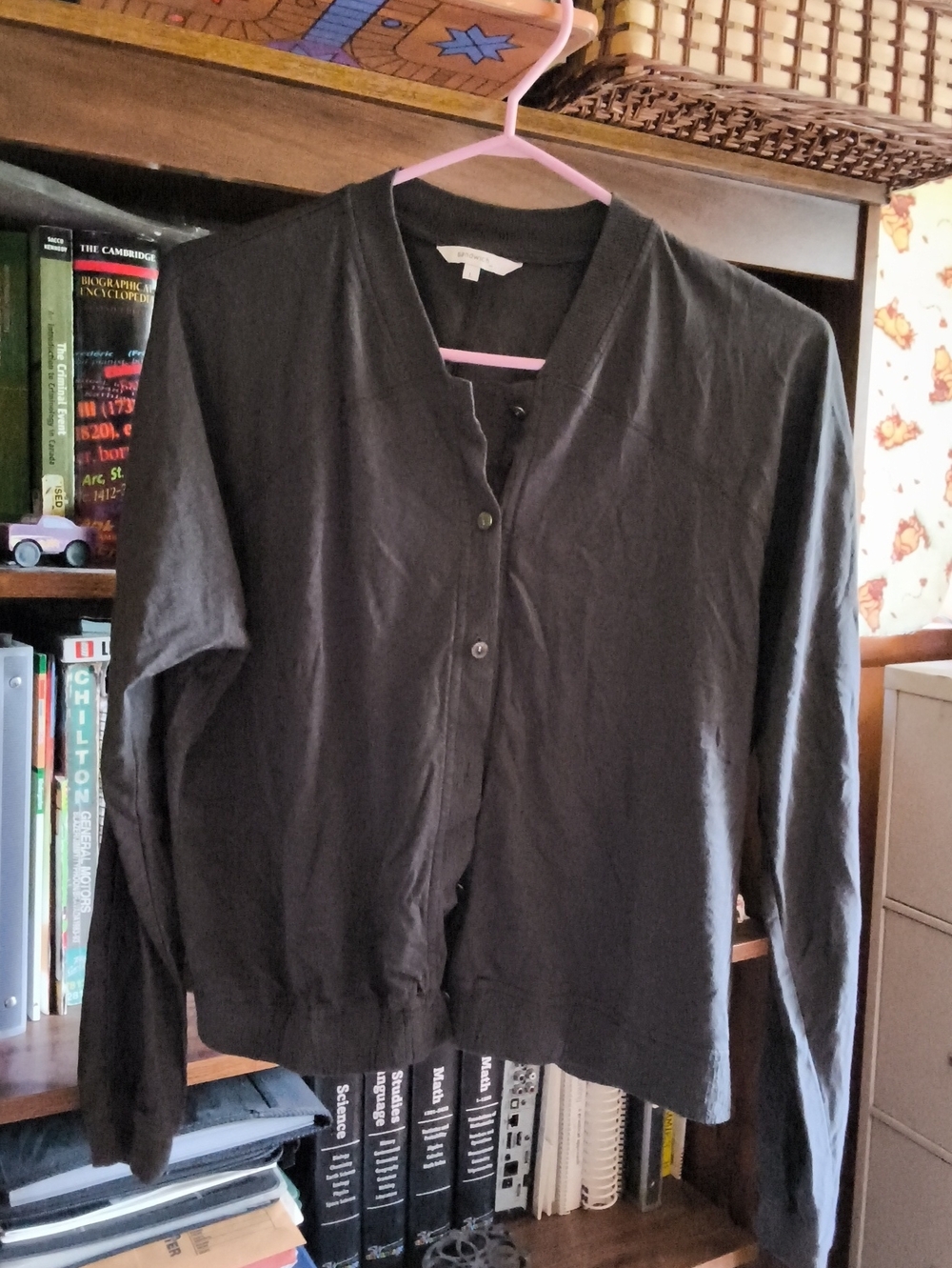 Classic Grey Cardigan Sweater